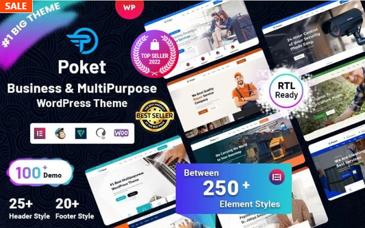 Poket - Business And Multipurpose Responsive WordPress Theme