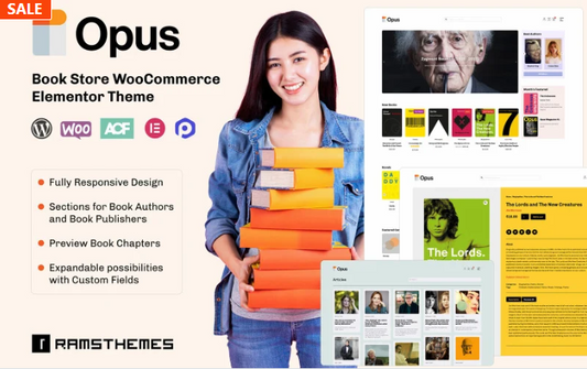 OPUS - Book Store WooCommerce Theme