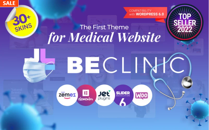 BeClinic - Multipurpose Medical Clean WordPress Theme